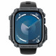 Pilkas dėklas Apple Watch 10 / 11 (46 mm) laikrodžiui "Spigen Rugged Armor"