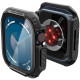 Juodas dėklas Apple Watch 10 / 11 (46 mm) laikrodžiui "Spigen Tough Armor"