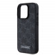 Juodas dėklas Apple iPhone 15 Pro Max telefonui "Karl Lagerfeld PU Leather Monogram Metal Logo MagSafe Case"