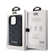 Juodas dėklas Apple iPhone 15 Pro Max telefonui "Karl Lagerfeld PU Leather Monogram Metal Logo MagSafe Case"