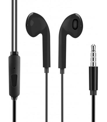 Juodos ausinės "OBAL:ME Wired Earphones 3.5mm"