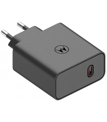 Originalus juodas Motorola 125W 1xUSB-C pakrovėjas "MC-1252 Motorola"