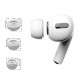 Juodos pagalvėlės Apple Airpods Pro 1 / 2 ausinėms "Tech-Protect Ear Tips 3-Pack"