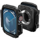 Juodas dėklas Apple Watch 10 / 11 (46 mm) laikrodžiui "Spigen Rugged Armor"