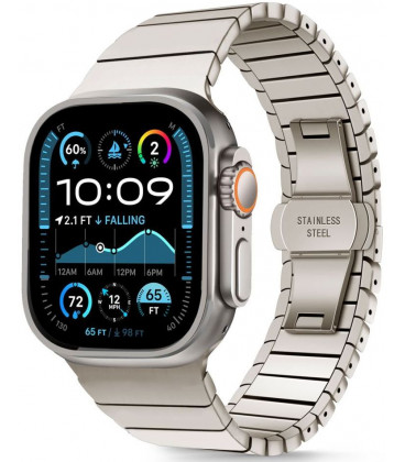 (Titanium) spalvos apyrankė Apple Watch 6 / 7 / 8 / 9 / 10 / SE / Ultra 1 / 2 (44 / 45 / 46 / 49 mm) "Tech-Protect Linkband"