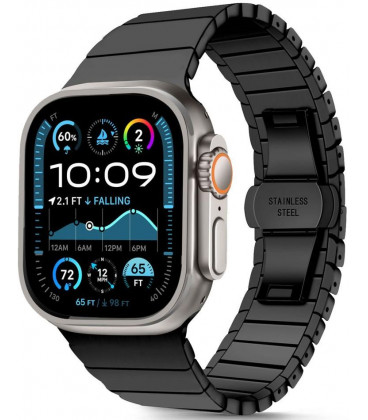 Juoda apyrankė Apple Watch 8 / 9 / 10 / 11 / SE / ULTRA (44 / 45 / 46 / 49 MM) "Tech-Protect Linkband"