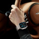 Sidabrinės spalvos apyrankė Apple Watch 8 / 9 / 10 / 11 / SE / ULTRA (44 / 45 / 46 / 49 MM) "Tech-Protect Linkband"