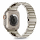 (Titanium) apyrankė Apple Watch 6 / 7 / 8 / 9 / 10 / SE / Ultra 1 / 2 (44 / 45 / 46 / 49 mm) "Tech-Protect Stainless Classic"