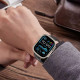 Sidabrinė apyrankė Apple Watch 8 / 9 / 10 / 11 / 12 / SE / Ultra (44 / 45 / 46 / 49 mm) "Tech-Protect Stainless Classic"