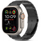 Juoda apyrankė Apple Watch 8 / 9 / 10 / 11 / SE / ULTRA (44 / 45 / 46 / 49 MM) "Tech-Protect Stainless Classic"