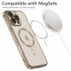 Auksinės spalvos (Shiny Desert) / skaidrus dėklas Apple iPhone 16 Pro telefonui "Tech-Protect MagFlex Magsafe"