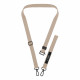 Rudas (Cosmic Latte) dirželis per / ant peties telefonui "Tech-Protect C6S Rope Crossbody"