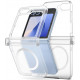 Matinis skaidrus dėklas Samsung Galaxy Z Flip 6 / 7 FE telefonui "Ringke Slim Hinge Magnetic Magsafe"