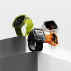 Juodas dėklas Apple Watch 10 / 11 (46mm) laikrodžiui "Ringke Fusion Bumper"