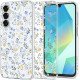 Skaidrus dėklas su gėlėmis Samsung Galaxy A16 4G / 5G telefonui "Tech-Protect Flexair Spring Flowers" 