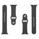 Juoda apyrankė Apple Watch 1/2/3/4/5/6/7/8/9/10/SE 42/44/45/46mm laikrodžiui "Tactical 488 Silicone Band"