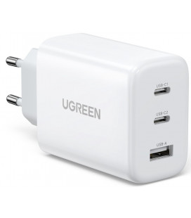 Baltas 65W 2xUSB-C + 1xUSB-A pakrovėjas "Ugreen CD275"