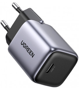 Juodas 30W 1xUSB-C pakrovėjas "Ugreen CD319 Nexode GaN"