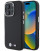 Juodas dėklas Apple iPhone 16 Pro telefonui "BMW M PU Kevlar Metal Logo Case"