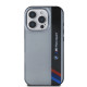 Pilkas dėklas Apple iPhone 16 Pro Max telefonui "BMW IML Motorsport Vertical Stripe Case"