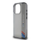 Pilkas dėklas Apple iPhone 16 Pro Max telefonui "BMW IML Motorsport Vertical Stripe Case"