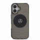 Juodas dėklas Apple iPhone 16 telefonui "Mercedes PC/TPU Star Pattern MagSafe Case"