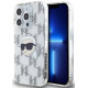 Skaidrus dėklas Apple iPhone 15 Pro Max telefonui "Karl Lagerfeld IML Electroplated Karl Head Case"