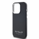 Juodas dėklas Apple iPhone 14 Pro Max telefonui "Karl Lagerfeld Grained PU Hotel RSG Case"