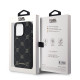 Juodas dėklas Apple iPhone 14 Pro telefonui "Karl Lagerfeld PU Karl Heads Pattern MagSafe Case"