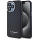 Juodas dėklas Apple iPhone 15 Pro Max telefonui "Karl Lagerfeld Grained PU Hotel RSG Case"