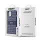 Mėlynas dėklas Apple iPhone 14 telefonui "DKNY PU Leather Repeat Pattern Tonal Stripe Case"