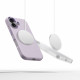 Purpurinis (Mauve) dėklas Apple iPhone 16 telefonui "Tech-Protect Silicone Pure Magsafe"