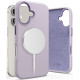 Purpurinis (Mauve) dėklas Apple iPhone 16 telefonui "Tech-Protect Silicone Pure Magsafe"