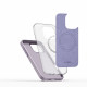 Purpurinis (Mauve) dėklas Apple iPhone 16 Pro telefonui "Tech-Protect Silicone Pure Magsafe"