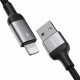 Juodas USB-A - Lightning 2.4A 120cm laidas "Joyroom S-UL012A10"