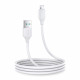 Baltas USB-A - Lightning 2.4A 100cm laidas "Joyroom S-UL012A9"