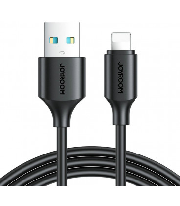 Juodas USB-A - Lightning 2.4A 200cm laidas "Joyroom S-UL012A9"