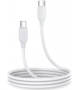 Baltas USB-C - USB-C 60W 100cm laidas "Joyroom S-CC060A9"