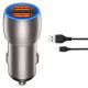 Automobilinis 2xUSB-A QC 36W pakrovėjas "XO Car Charger CC52"