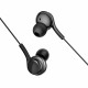 Juodos 3.5mm ausinės "WIWU Wired Earphones EB310"