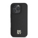 Juodas dėklas Apple iPhone 16 Pro telefonui "DKNY PU Leather Repeat Pattern Stack Logo MagSafe Case"