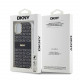 Juodas dėklas Apple iPhone 11 telefonui "DKNY PC/TPU Repeat Pattern Tonal Stripe Magsafe Case"