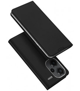 Juodas atverčiamas dėklas Xiaomi Redmi Note 13 Pro Plus 5G telefonui "Dux Ducis Skin Pro"