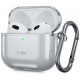 Pilkas dėklas Apple Airpods 4 / 5 ausinėms "Tech-Protect Flexair"