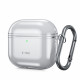Pilkas dėklas Apple Airpods 4 / 5 ausinėms "Tech-Protect Flexair"