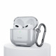 Pilkas dėklas Apple Airpods 4 / 5 ausinėms "Tech-Protect Flexair"