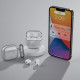 Pilkas dėklas Apple Airpods 4 / 5 ausinėms "Tech-Protect Flexair"