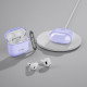 Violetinis dėklas Apple Airpods 4 ausinėms "Tech-Protect Flexair"