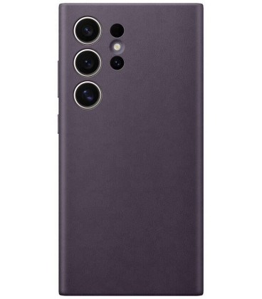 Originalus violetinis dėklas "Leather Cover (Vegan)" Samsung Galaxy S24 Ultra telefonui "GP-FPS928HCAVW"