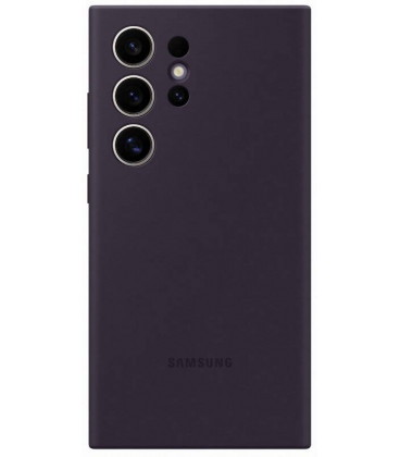 Originalus violetinis dėklas "Silicone Cover" Samsung Galaxy S24 Ultra telefonui "EF-PS928TEE"